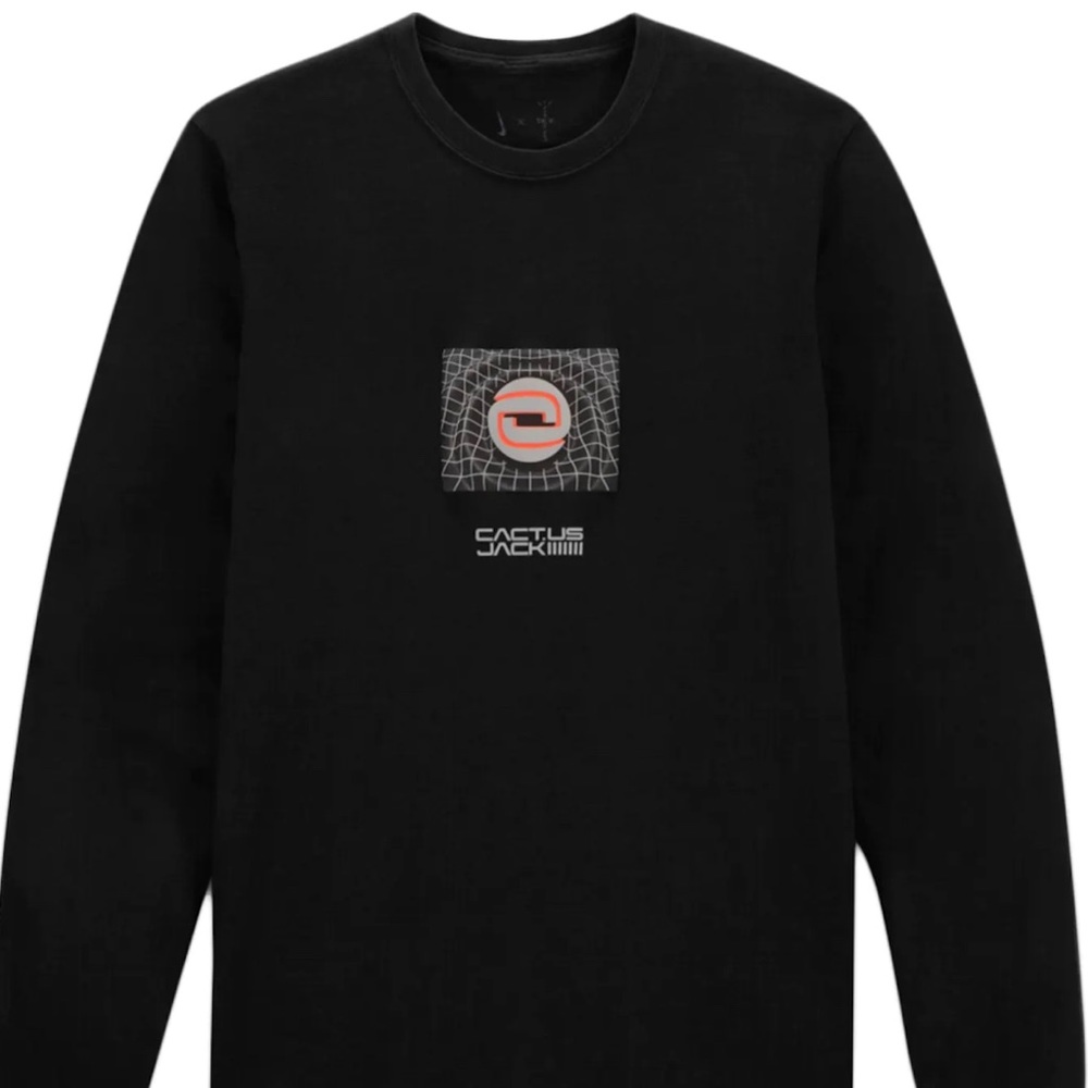 Nike x Cactus Jack U NRG BH Long Sleeve Black T Size 2XL Travis Scott